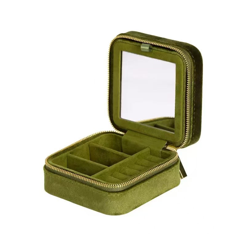 Soft Velvet Ring Storage Box
