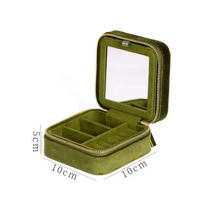 Soft Velvet Ring Storage Box