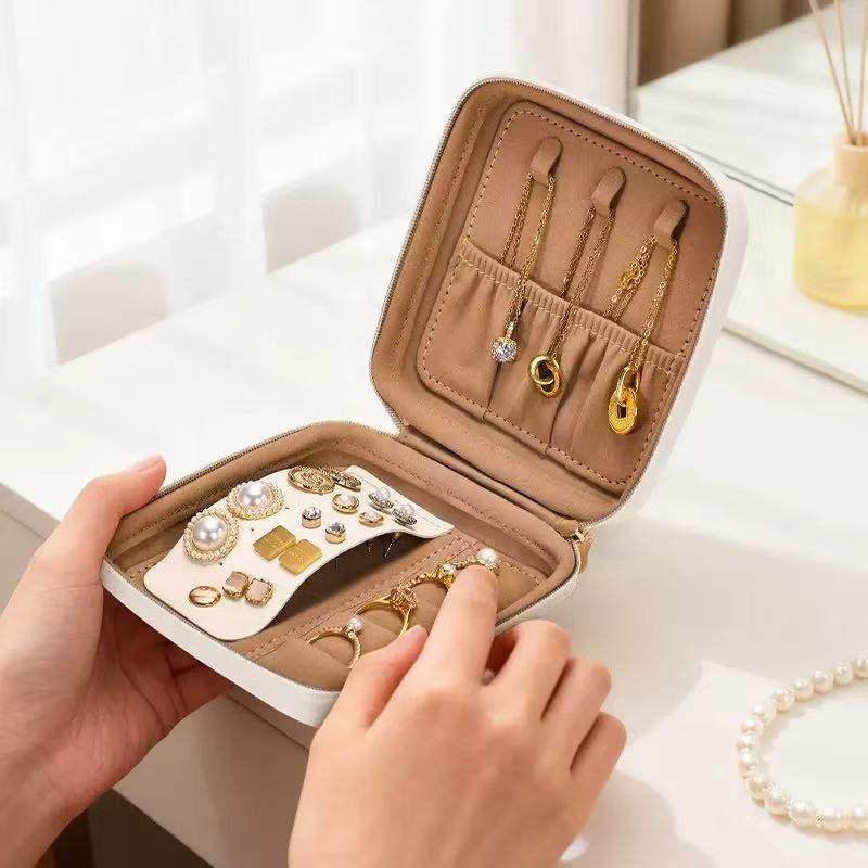 Small Travel Jewelry Organizer Case