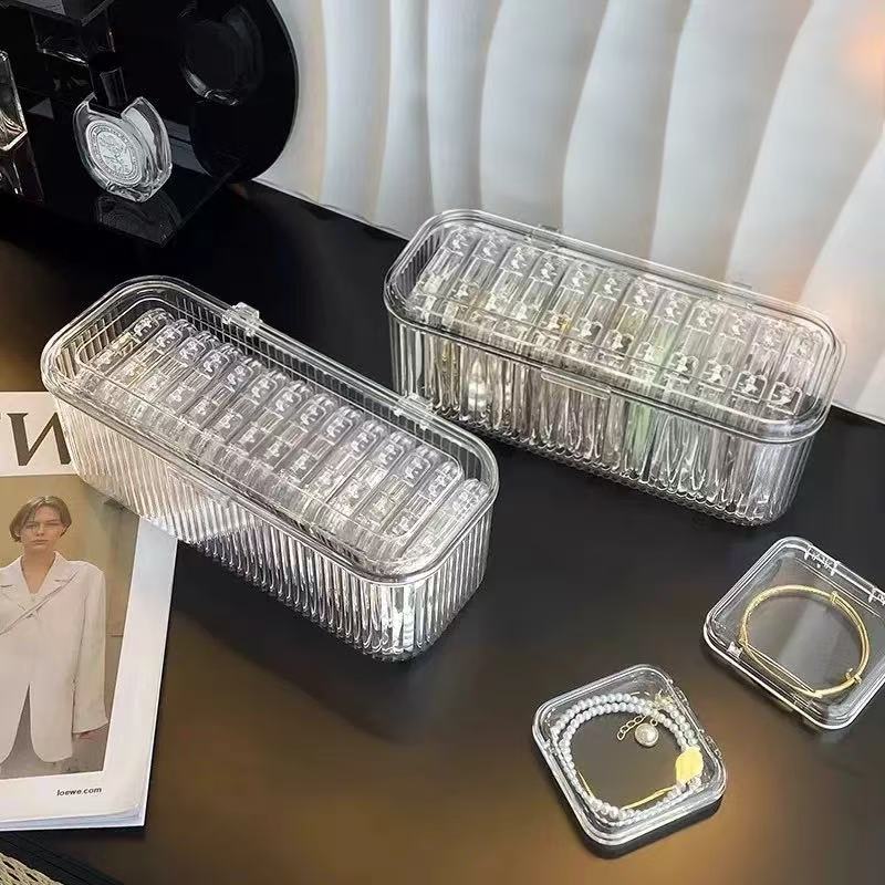 Clear 10 Compartment Bracelet Organizer