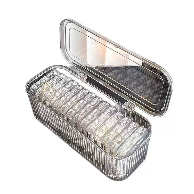 Clear 10 Compartment Bracelet Organizer