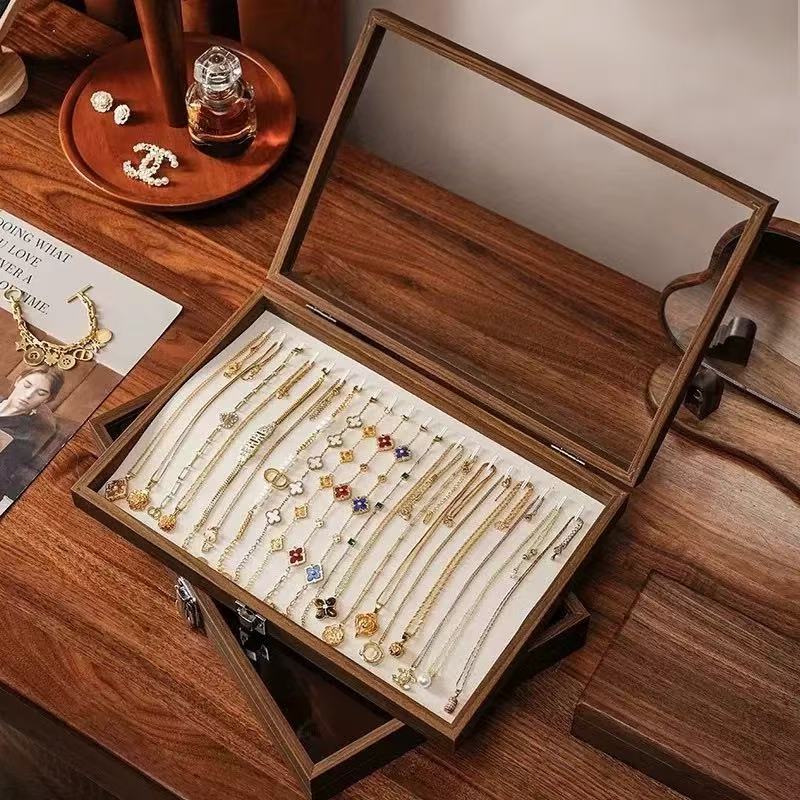 Wooden Necklace Display Stand