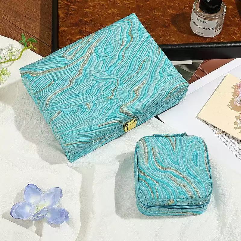 Embroidered Jewelry Organizer Box