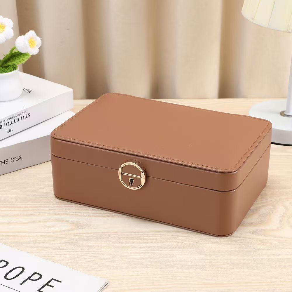 Large Capacity PU Jewelry Organizer Box