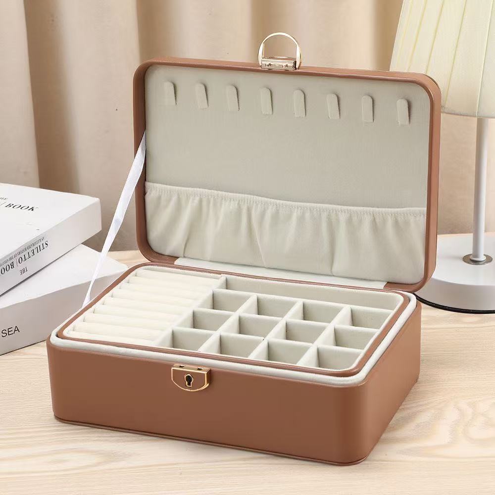 Large Capacity PU Jewelry Organizer Box