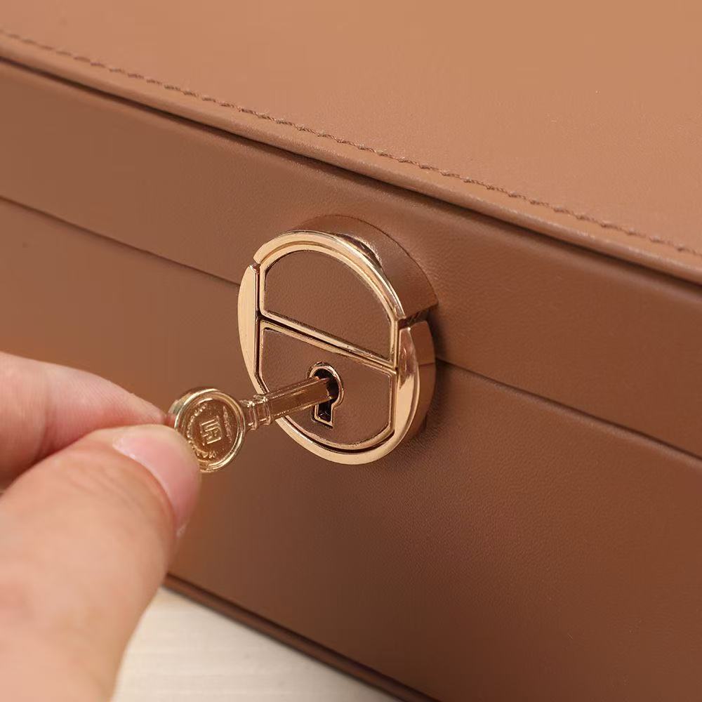 Large Capacity PU Jewelry Organizer Box