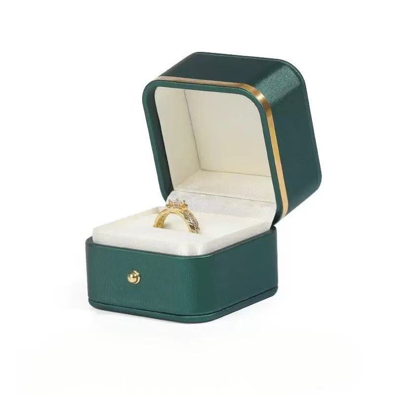 PU Leather Ring Box