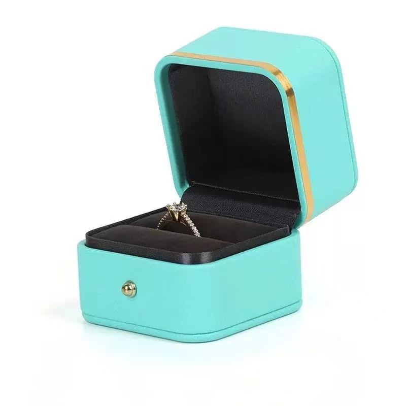 PU Leather Ring Box